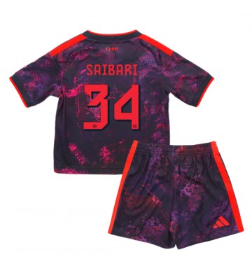 Bayern Munich Ismael Saibari #34 Tredjetrøje Børn 2026-27 Kortærmet (+ Korte bukser)